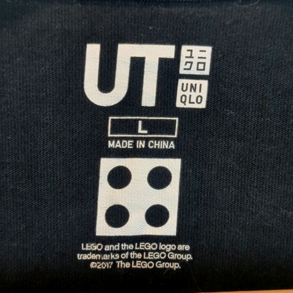 Lego Man Black Grey White Ombre T Shirt - Picture 5 of 5